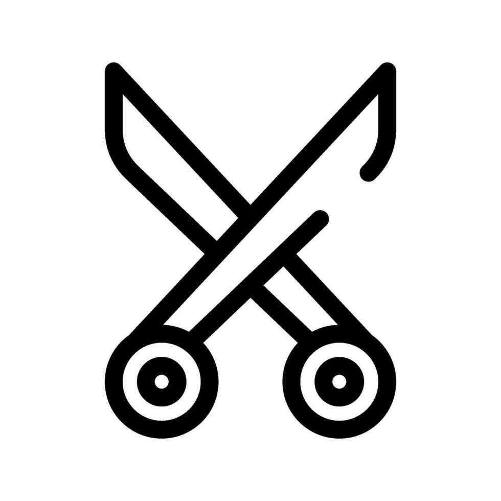 Scissors Icon Vector Symbol Design Illustration