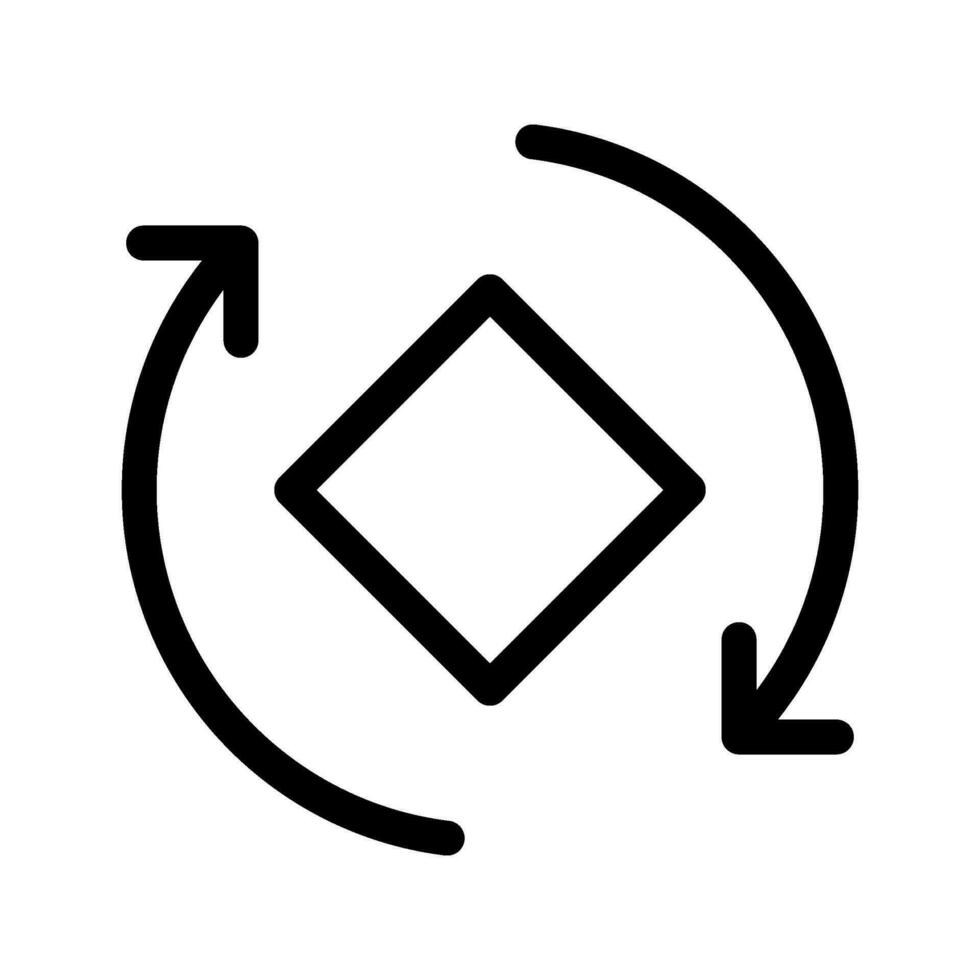 Rotate Icon Vector Symbol Design Illustration
