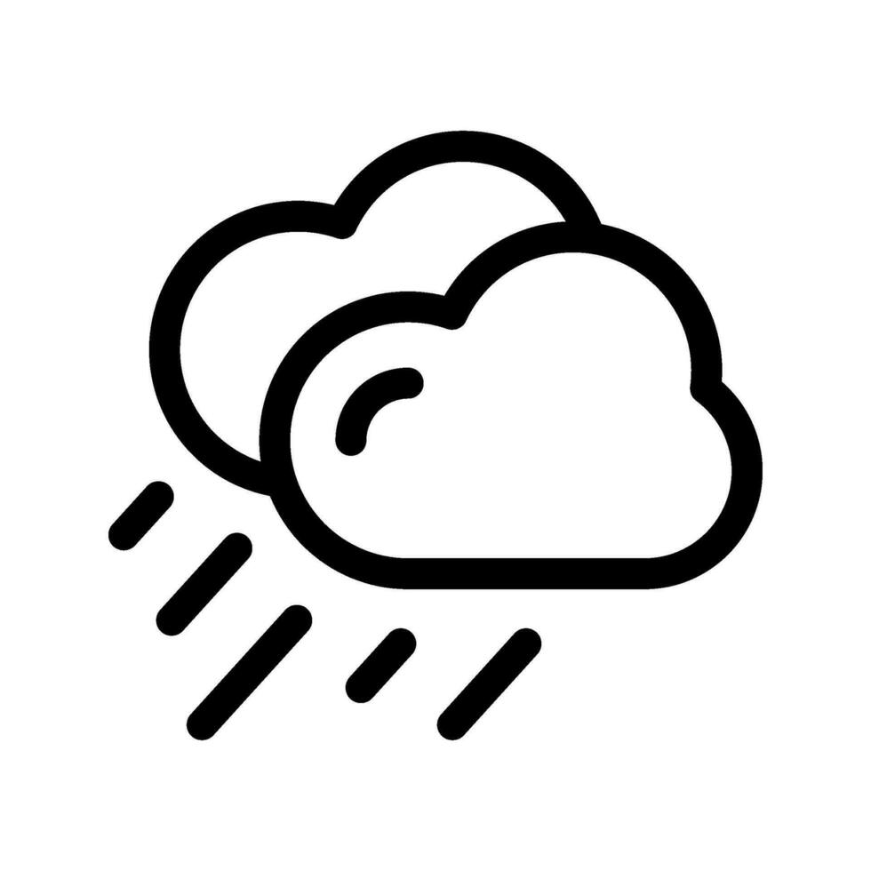 Heavy Rain Icon Vector Symbol Design Illustration