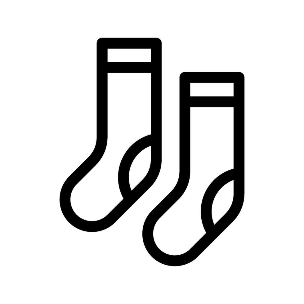 Socks Icon Vector Symbol Design Illustration