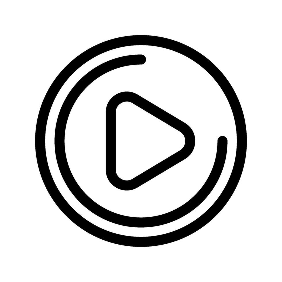 Play Button Icon Vector Symbol Design Illustration