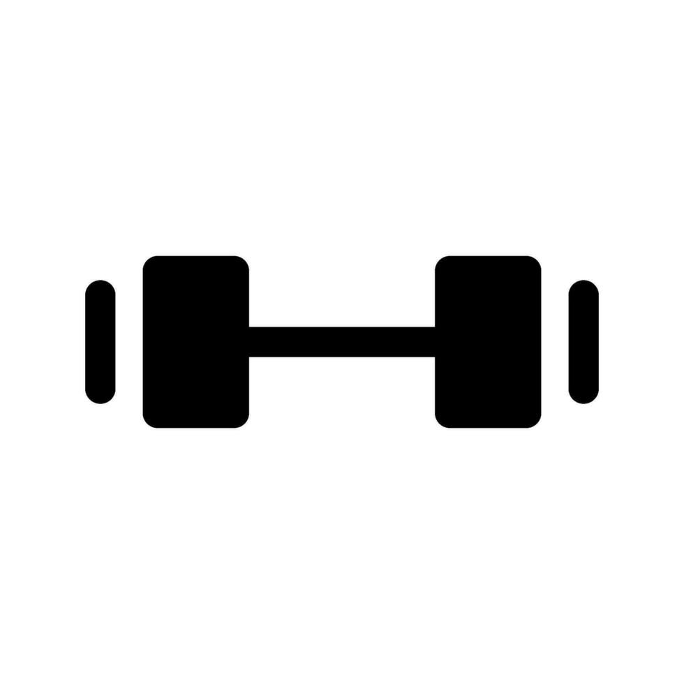 Dumbbell Icon Vector Symbol Design Illustration