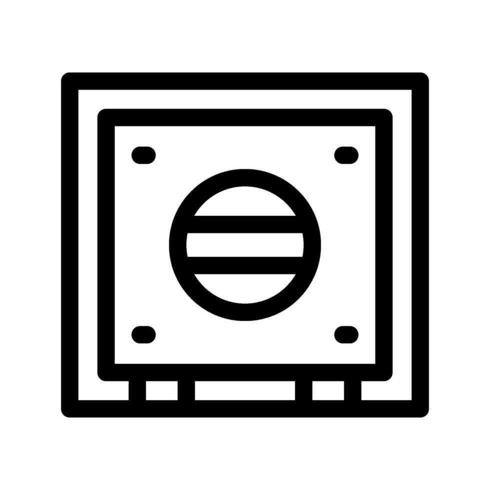 Safe Box Icon Vector Symbol Design Illustration