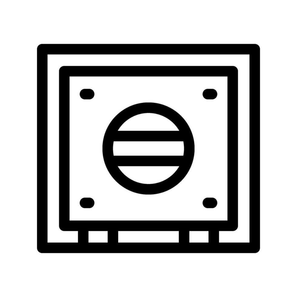 Safe Box Icon Vector Symbol Design Illustration