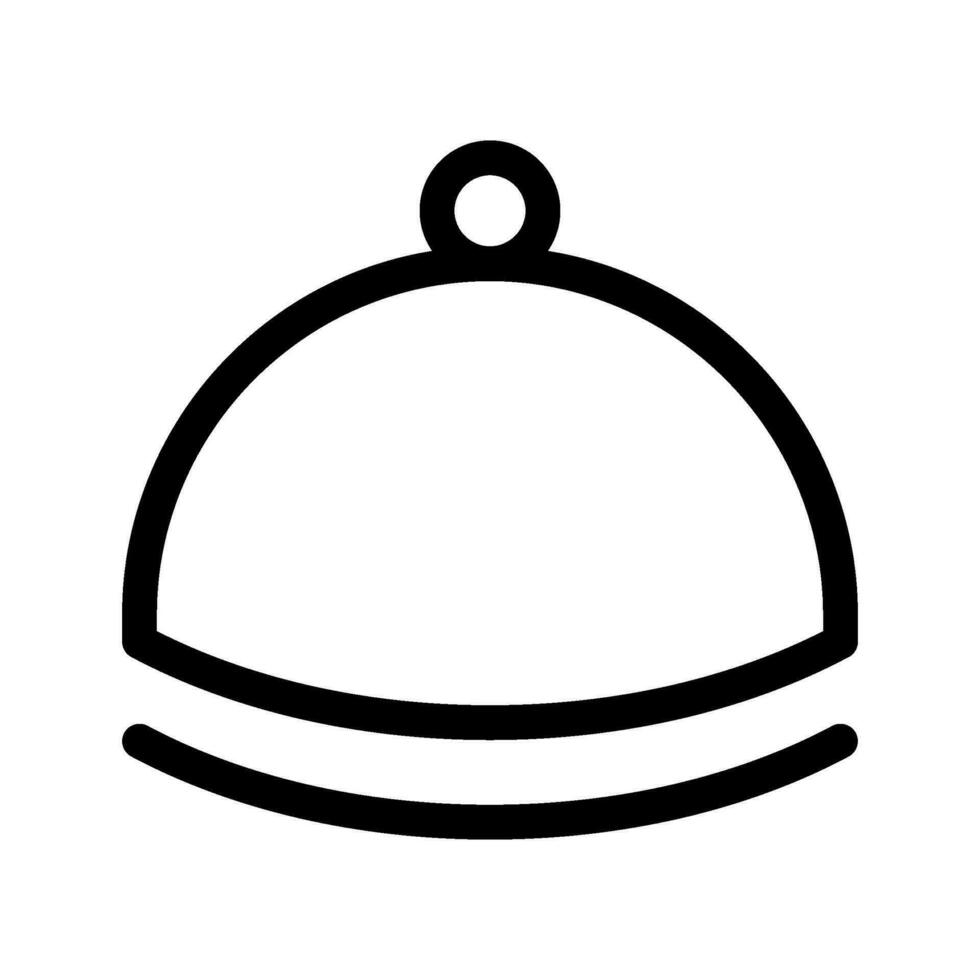 Dish Cover Icon Vector Symbol Design Illustration