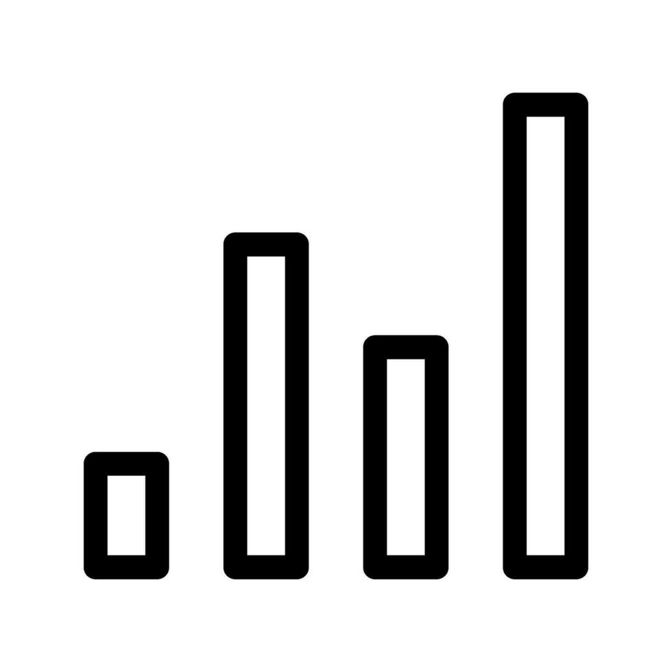 Chart Icon Vector Symbol Design Illustration