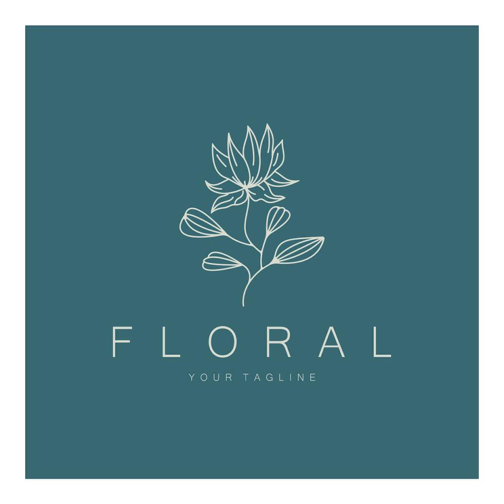 Elegant floral and leaf frame. Delicate botanical vector illustration for labels, spas, corporate identity, and wedding invitations