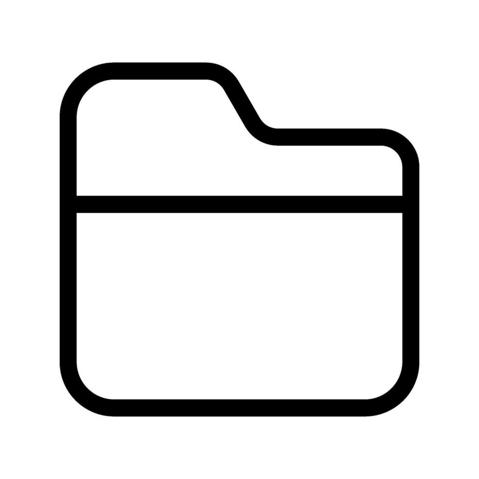 Folder Icon Vector Symbol Design Illustration