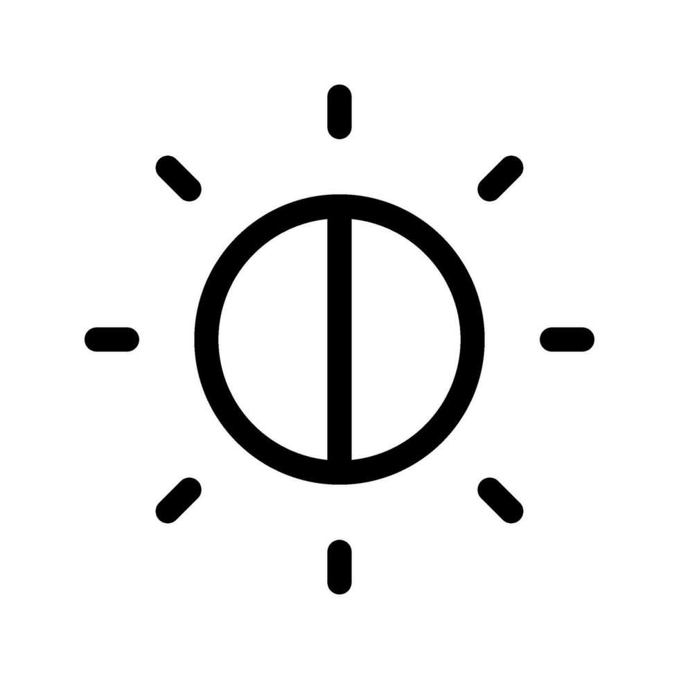 Brightness Icon Vector Symbol Design Illustration