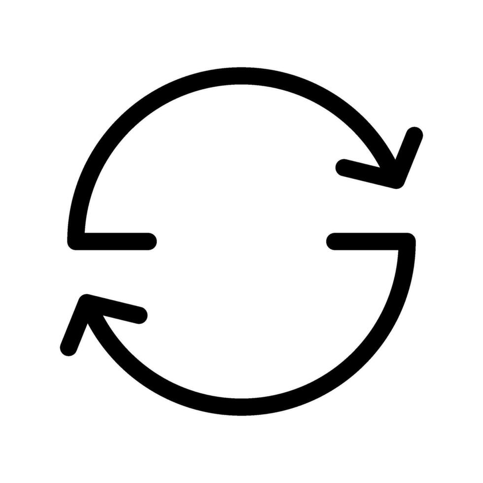 Rotation Icon Vector Symbol Design Illustration