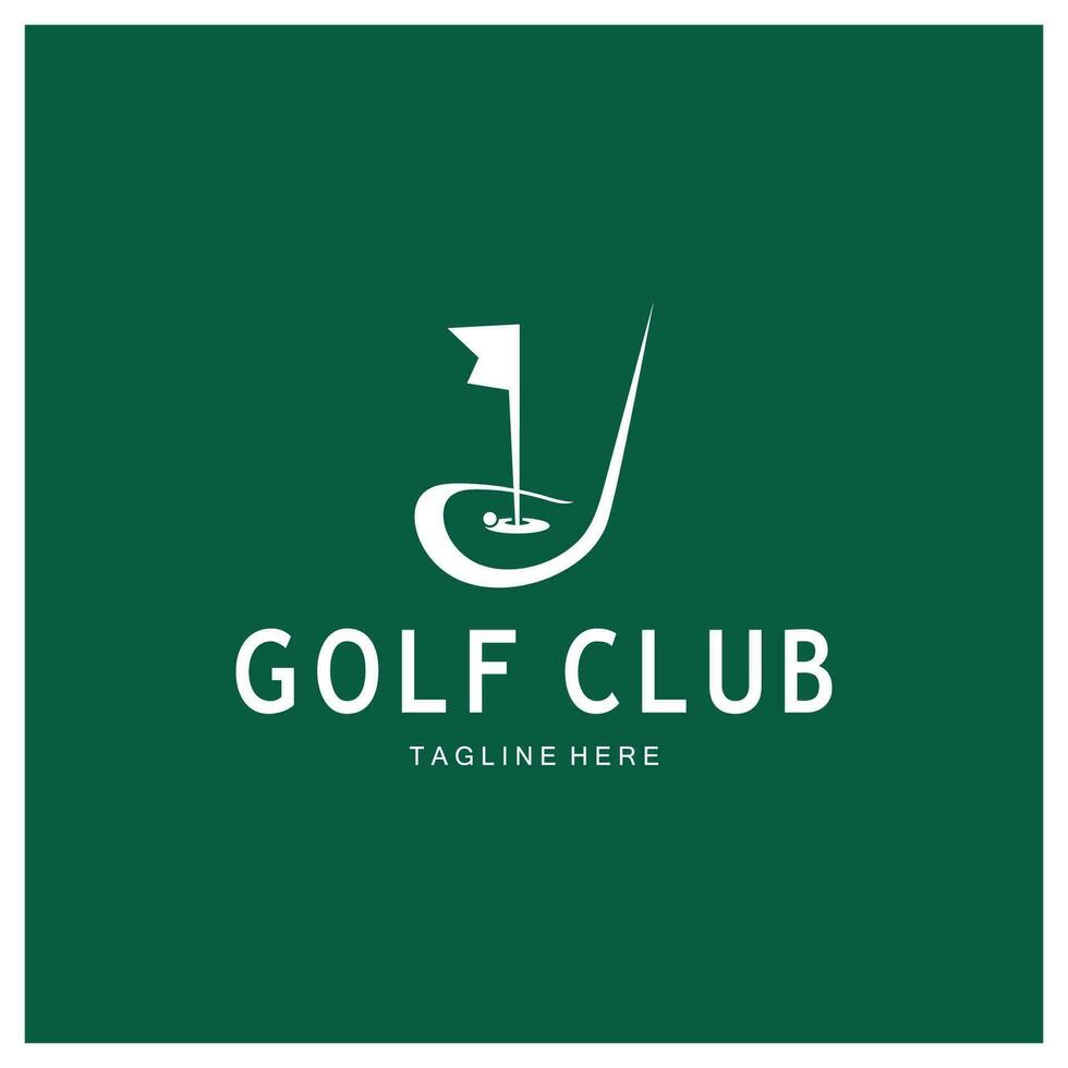 golf pelota logo, golf diseño palo logo, logo para profesional golf equipo, golf club, torneo, golf Tienda negocio, golf curso, evento vector