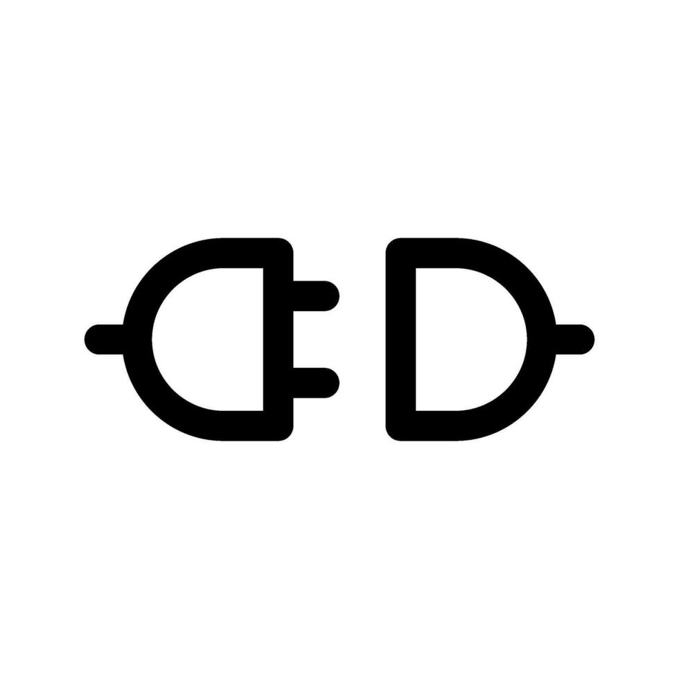 Plug Icon Vector Symbol Design Illustration