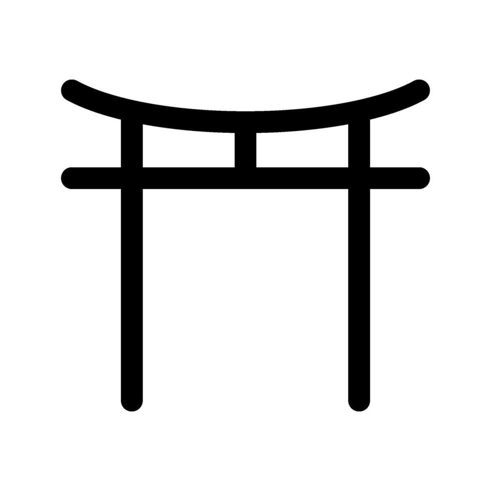 Shinto Icon Vector Symbol Design Illustration