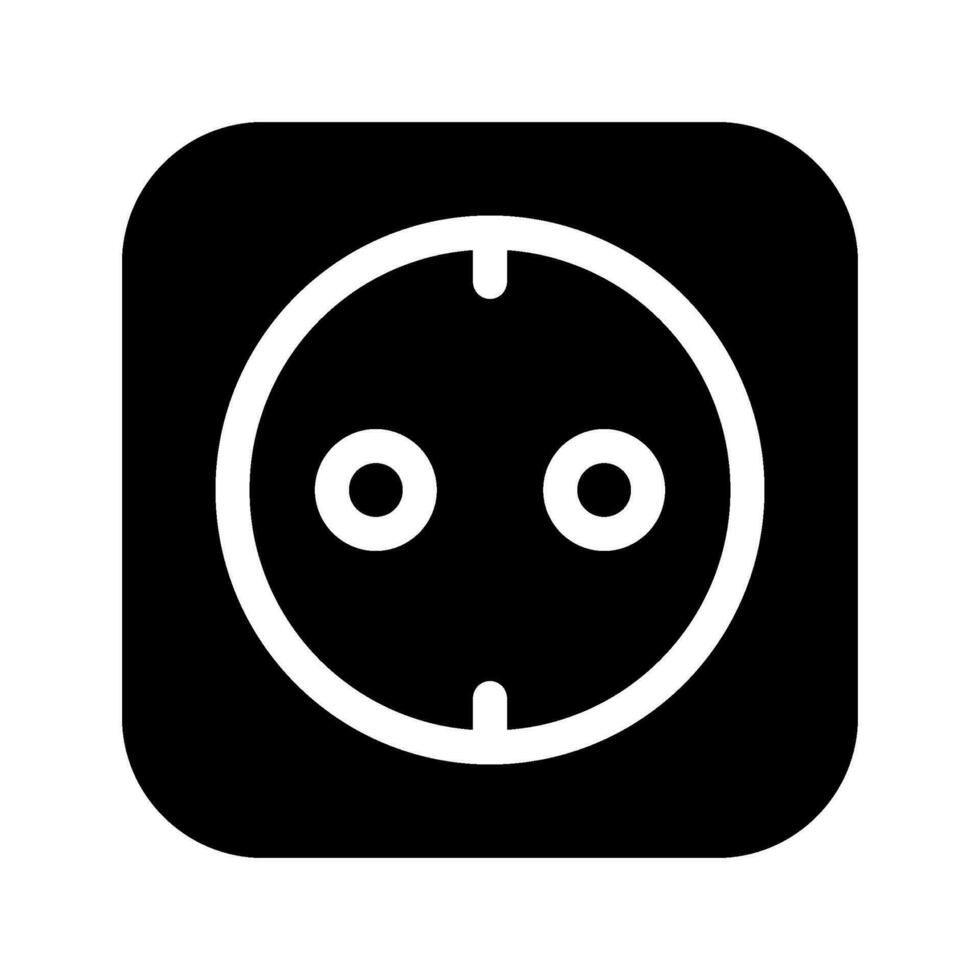 Power Plug Icon Vector Symbol Design Illustration