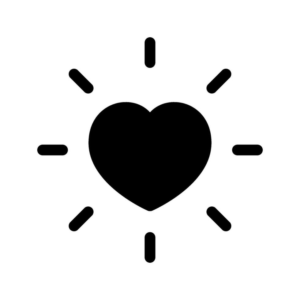 Heart Icon Vector Symbol Design Illustration