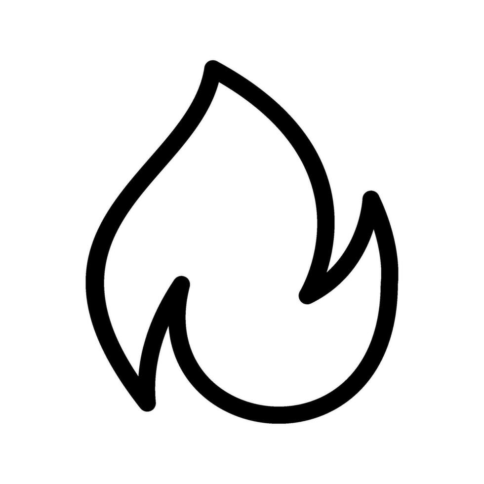 Fire Icon Vector Symbol Design Illustration