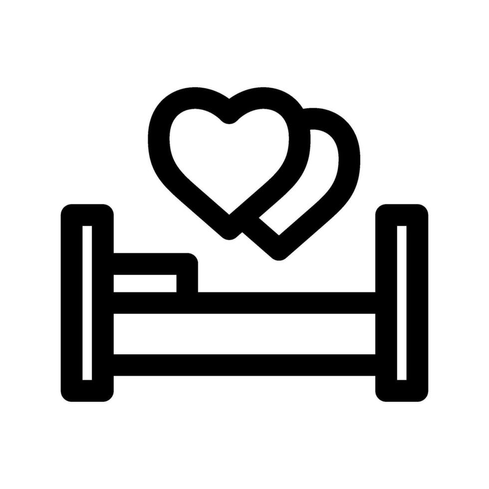 Bed Icon Vector Symbol Design Illustration