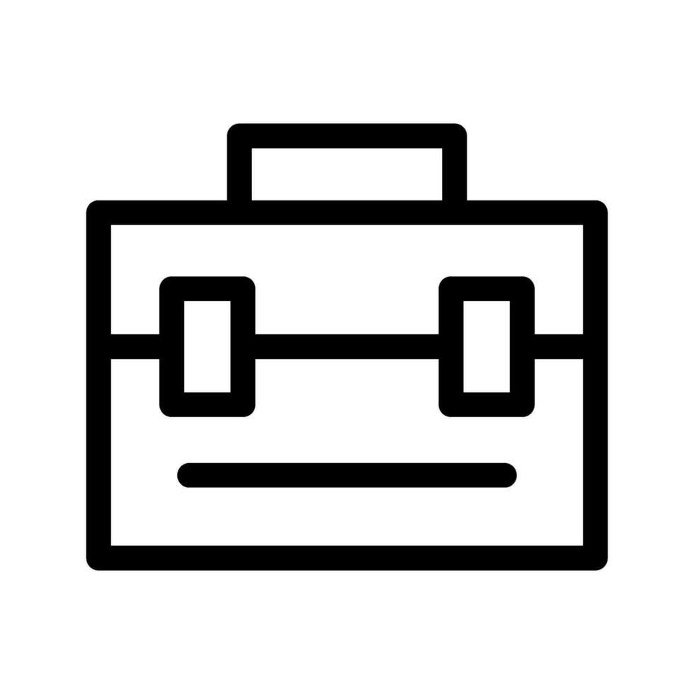 Briefcase Icon Vector Symbol Design Illustration