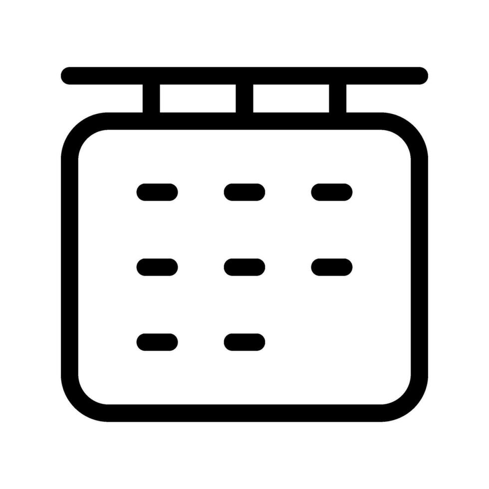 Calendar Icon Vector Symbol Design Illustration