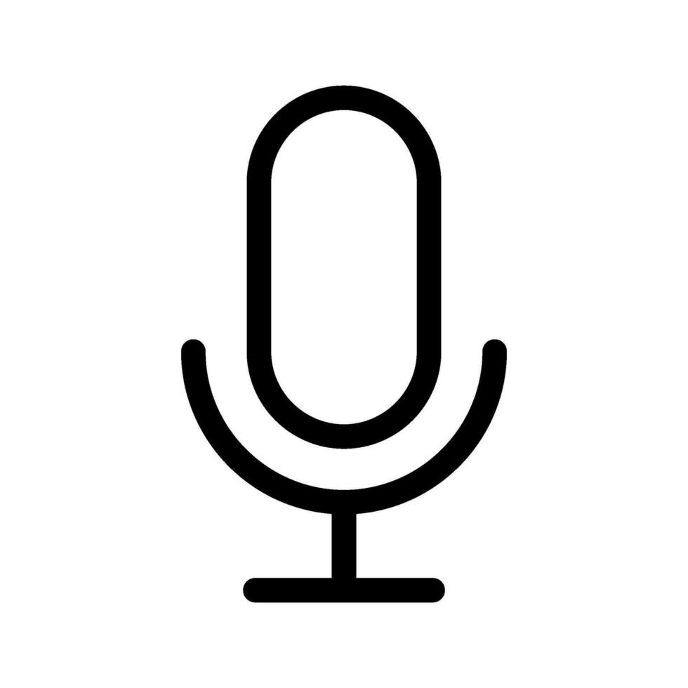 Microphone Icon Vector Symbol Design Illustration