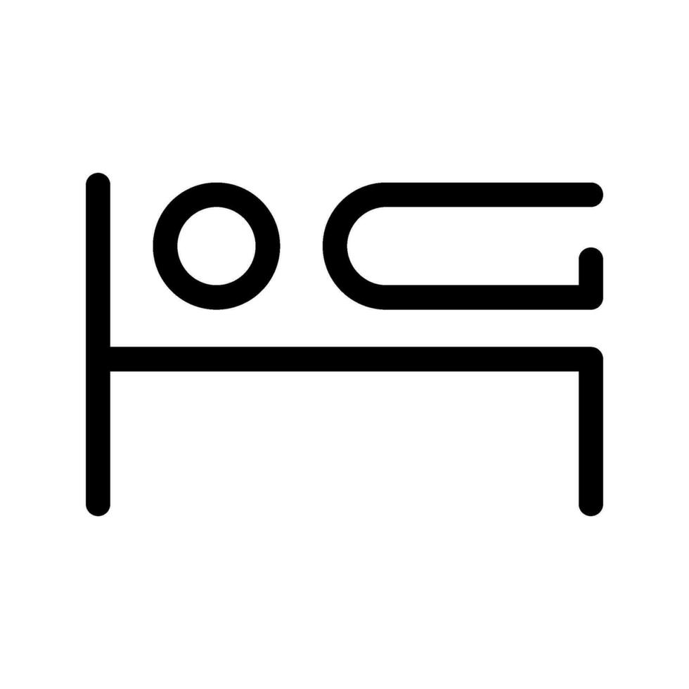 dormido icono vector símbolo diseño ilustración