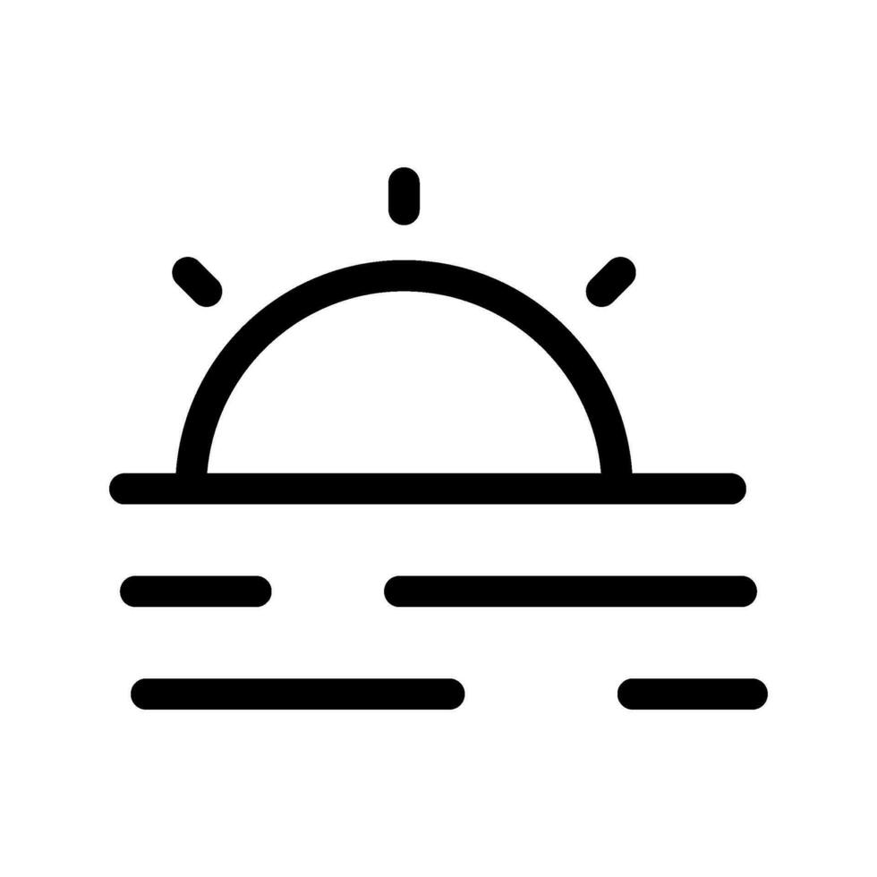 Sunrise Icon Vector Symbol Design Illustration