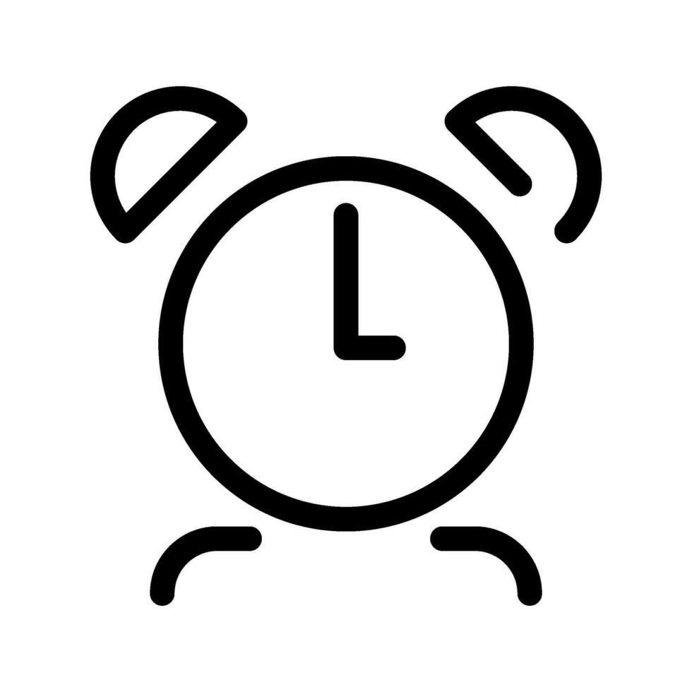 Alarm Clock Icon Vector Symbol Design Illustration