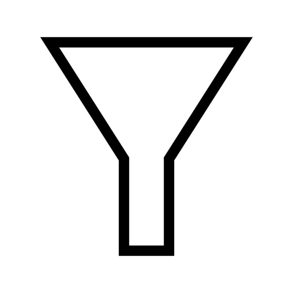 Filter Icon Vector Symbol Design Illustration