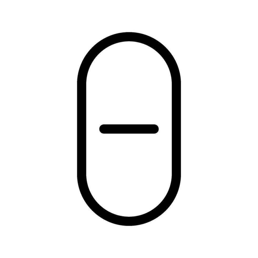 Capsule Icon Vector Symbol Design Illustration