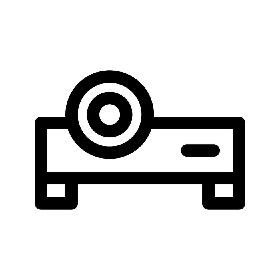 Projector Icon Vector Symbol Design Illustration