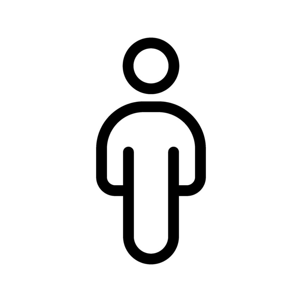masculino firmar icono vector símbolo diseño ilustración
