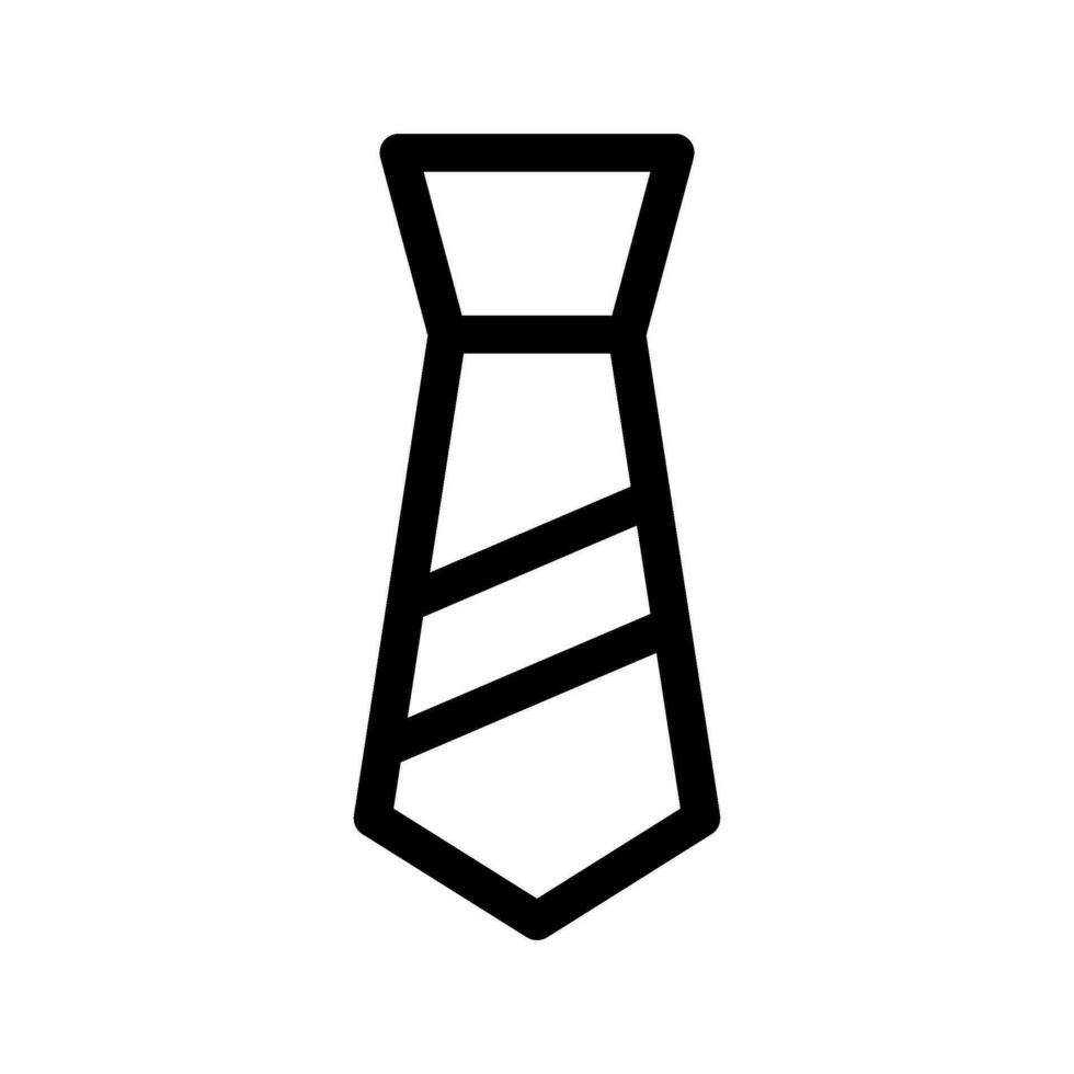 Tie Icon Vector Symbol Design Illustration