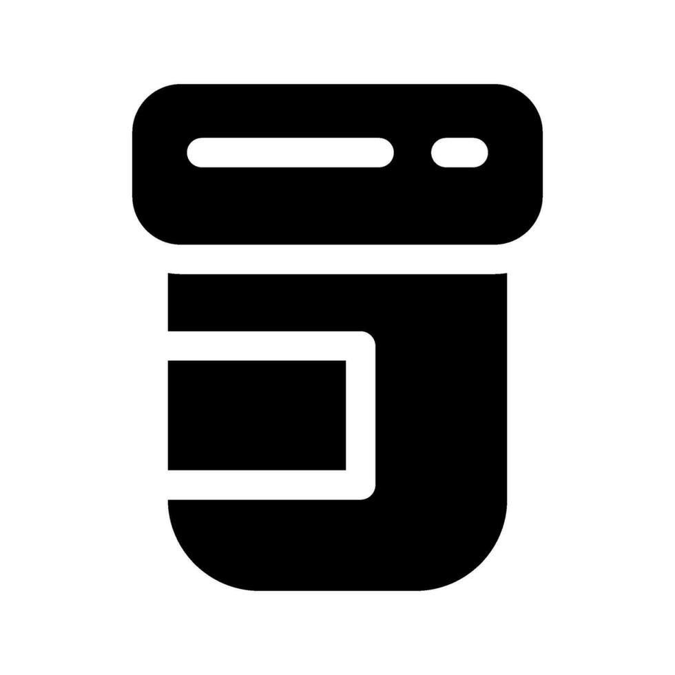 Sample Tube Icon Vector Symbol Design Illustration