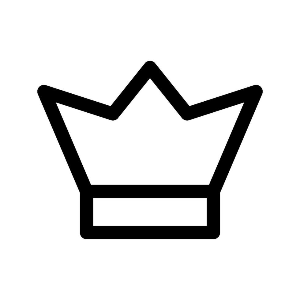 oro corona icono vector símbolo diseño ilustración