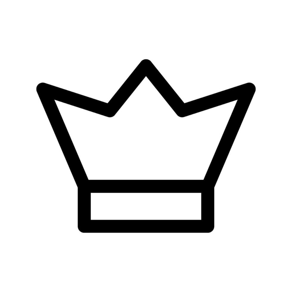 Gold Crown Icon Vector Symbol Design Illustration