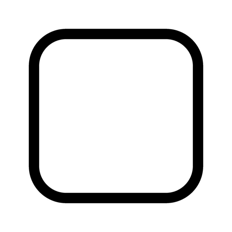cuadrado icono vector símbolo diseño ilustración
