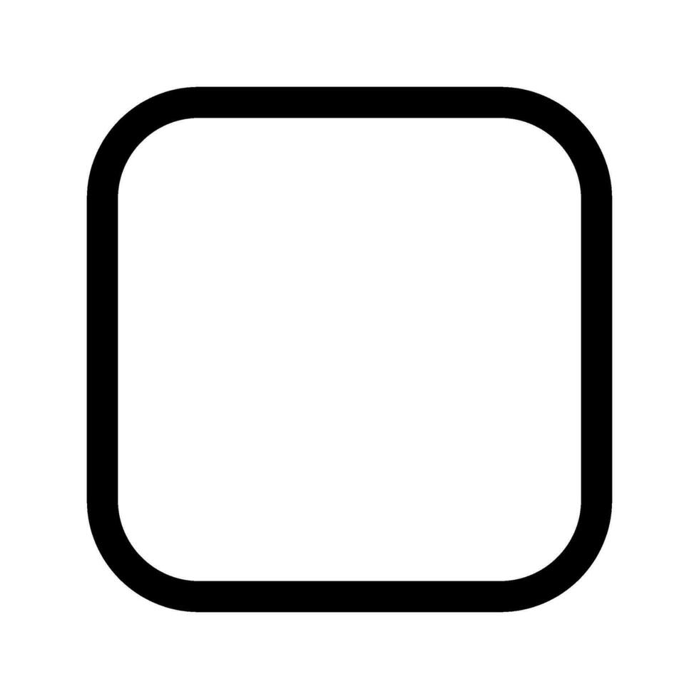 Square Icon Vector Symbol Design Illustration
