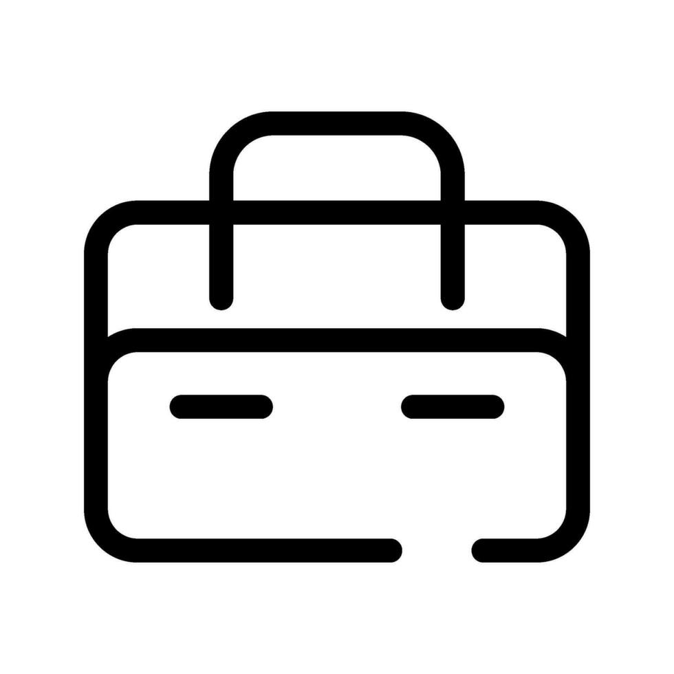 Briefcase Icon Vector Symbol Design Illustration