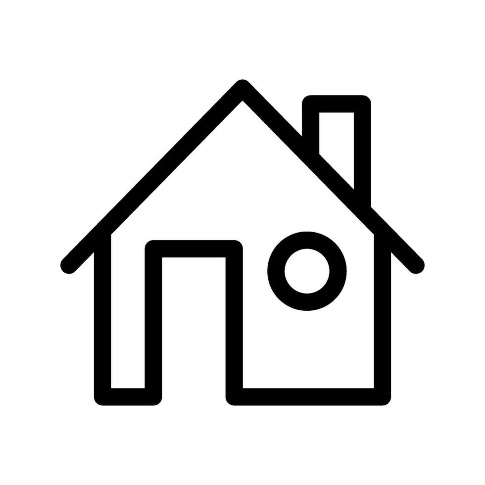 Home Icon Vector Symbol Design Illustration
