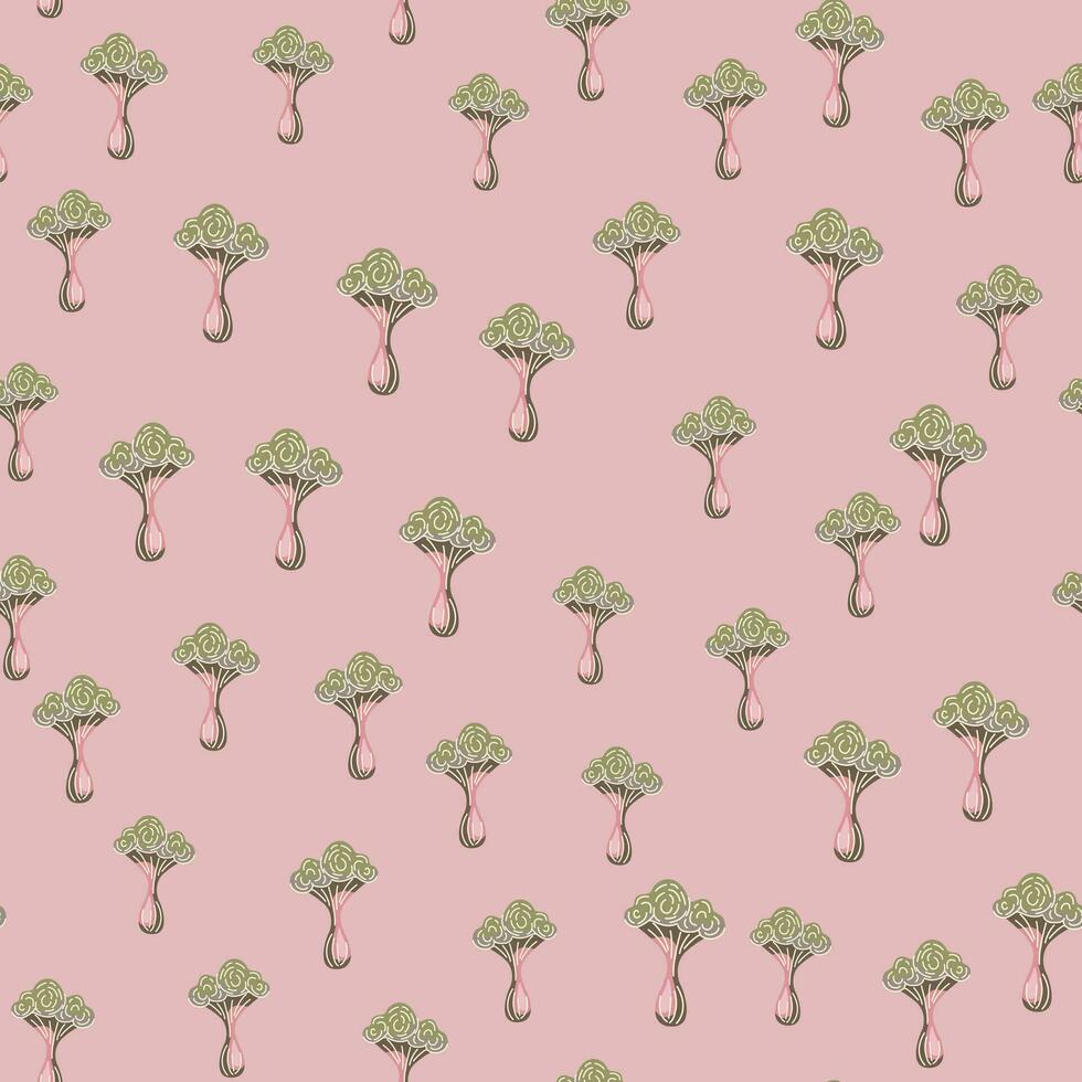 Simple psychedelic mushrooms seamless pattern. Magical fly agaric wallpaper. vector