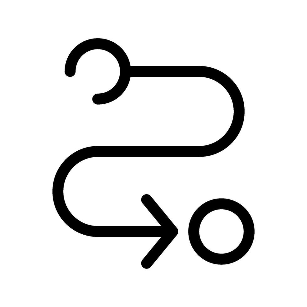 Route Icon Vector Symbol Design Illustration