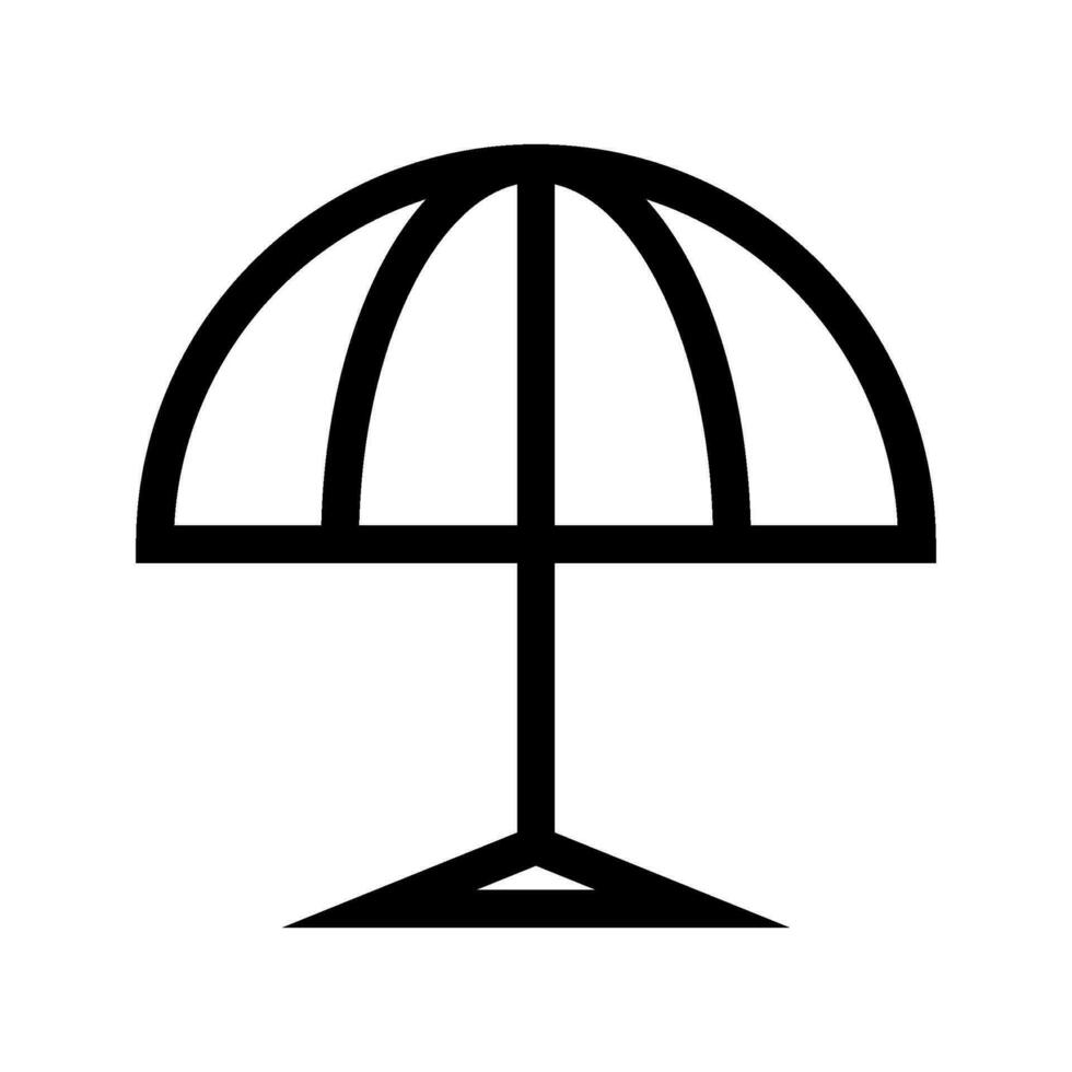 Umbrella Icon Vector Symbol Design Illustration