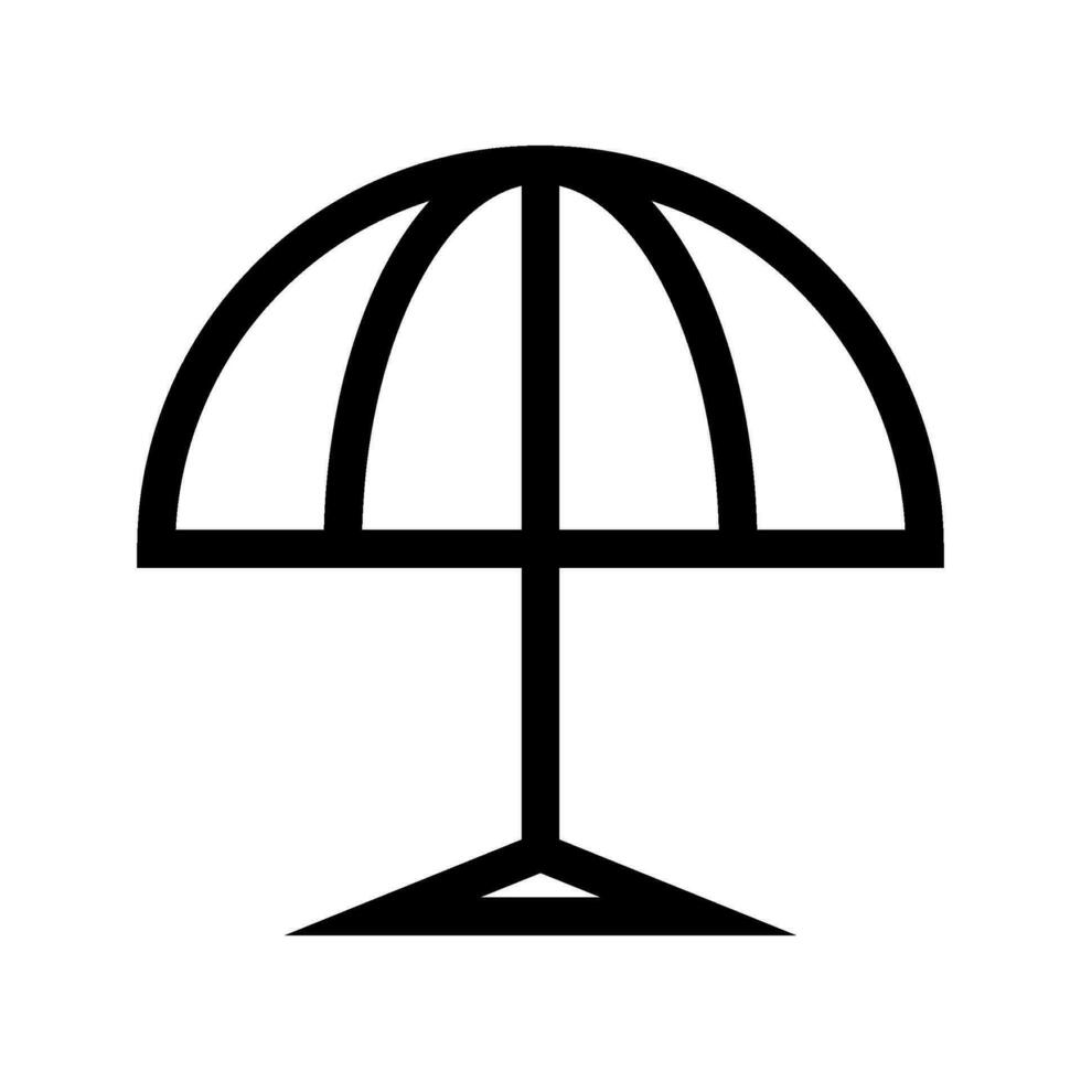 Umbrella Icon Vector Symbol Design Illustration