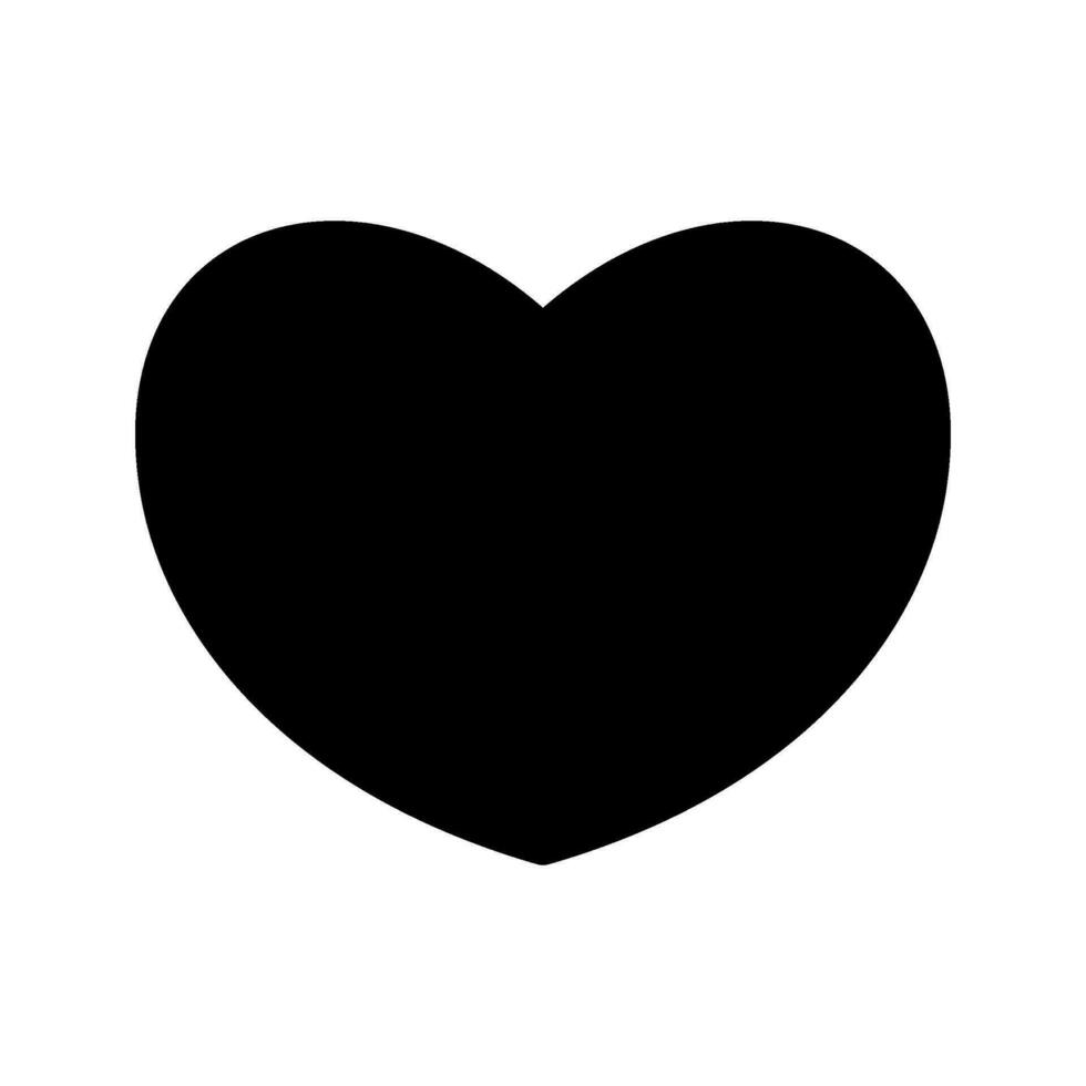 Heart Icon Vector Symbol Design Illustration