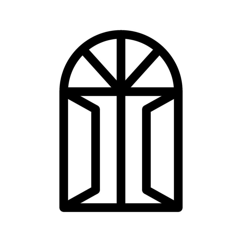 House Door Icon Vector Symbol Design Illustration