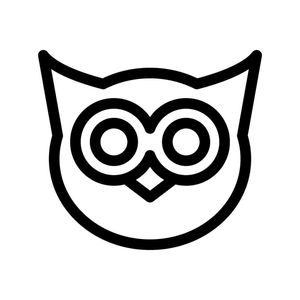 Owl Icon Vector Symbol Design Illustration