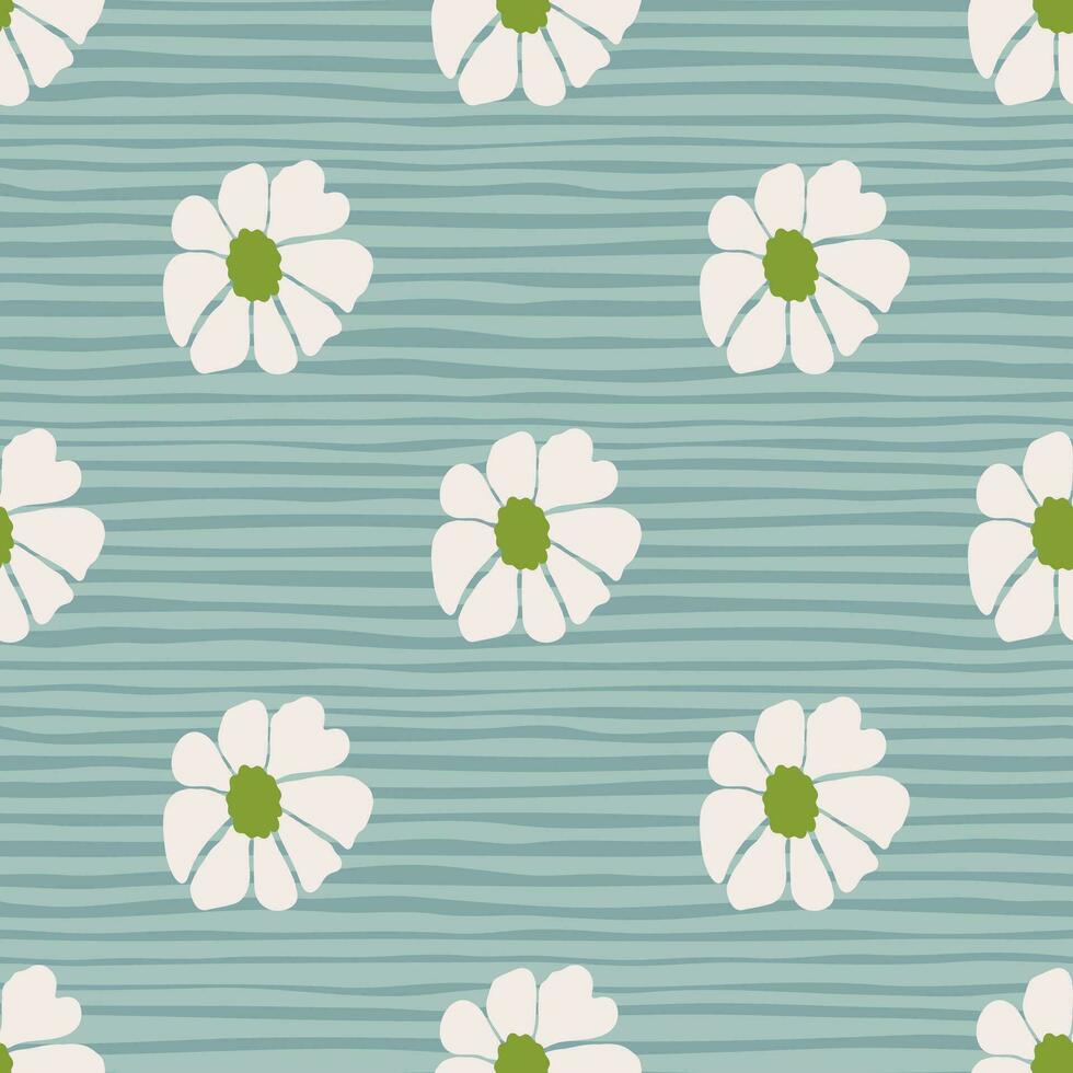 retro maravilloso flores sin costura modelo. Clásico floral antecedentes. resumen estilizado botánico fondo de pantalla vector