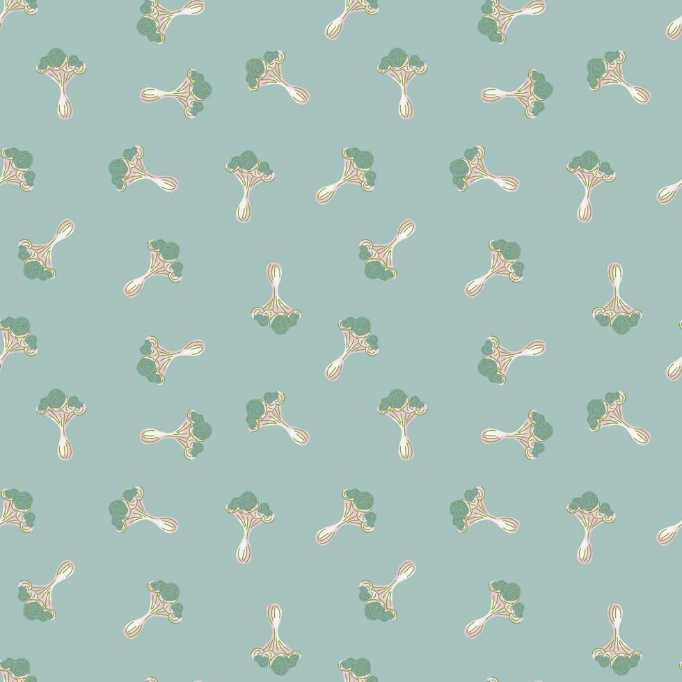 Simple psychedelic mushrooms seamless pattern. Magical fly agaric wallpaper. vector