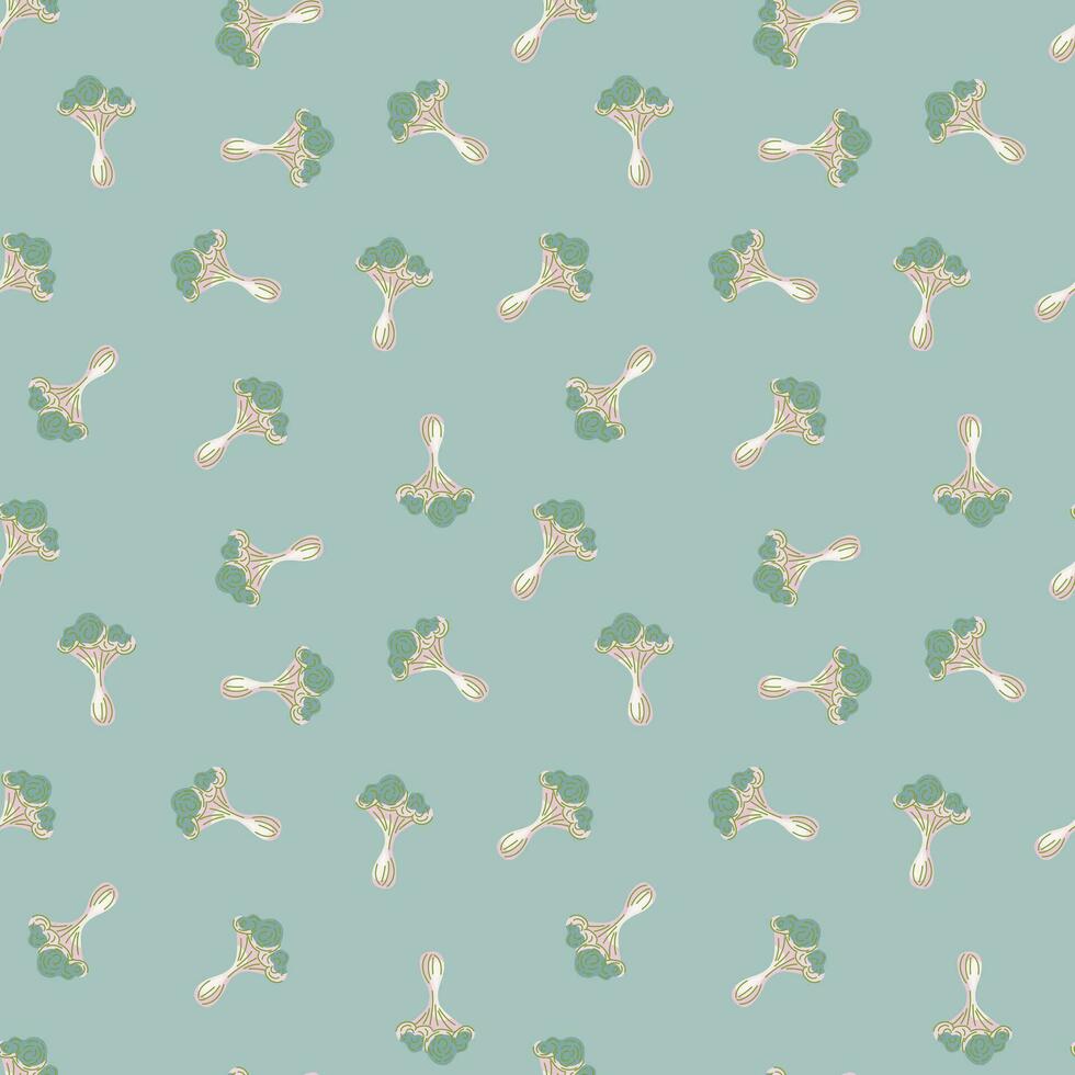 Simple psychedelic mushrooms seamless pattern. Magical fly agaric wallpaper. vector