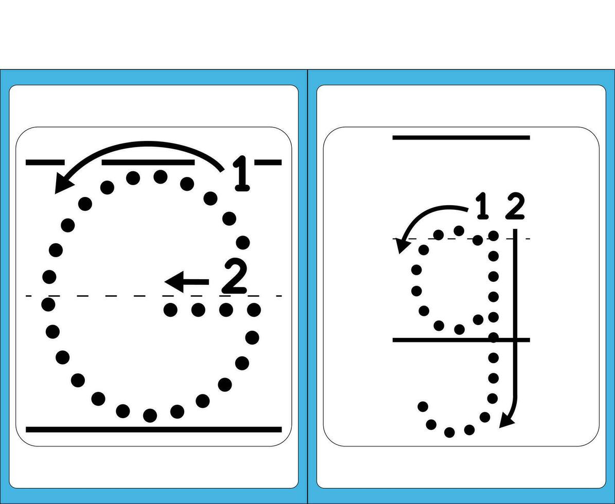 Alphabet exercise with cartoon vocabulary for coloring book